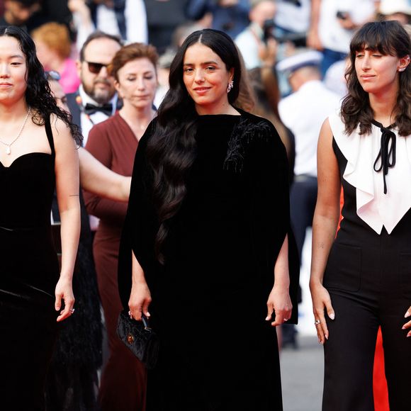 Ji-Min Park, Hafsia Herzi et Gioia Farisano - Montée des marches de la cérémonie de clôture du 78ème Festival International du Film de Cannes, au Palais des Festivals à Cannes. Le 24 mai 2025
© Jacovides-Moreau / Bestimage