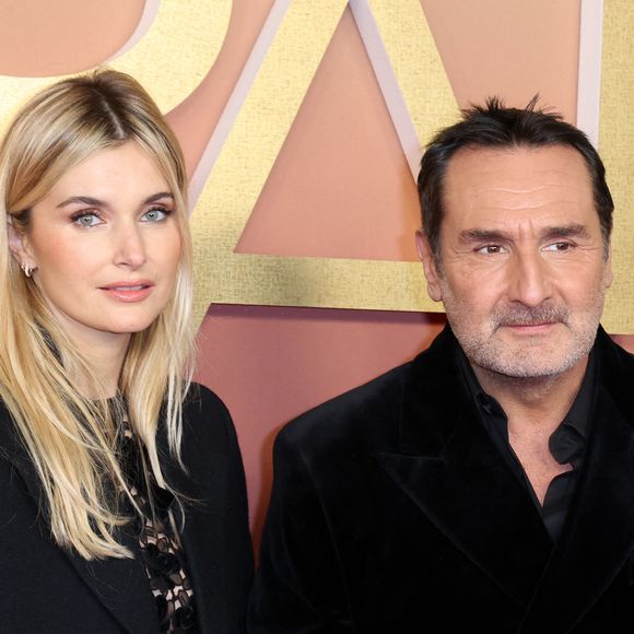 Gilles Lellouche, sa compagne Alizée Guinochet -  Photocall de la 50ème édition de la cérémonie des César à l'Olympia à Paris, France, le 28 février 2025 © Dominique Jacovides - Olivier Borde / Bestimage