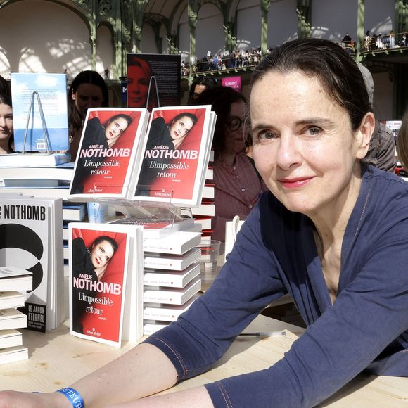 Amelie Nothomb - Festival du Livre de Paris 2025 au Grand Palais à Paris le 11 avril 2025.
© Cédric Perrin / Bestimage