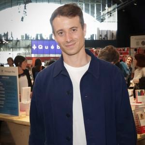 Hugo Clément lors du Festival du Livre de Paris  , France, le 12 avril 2024. © Jack Tribeca / Bestimage