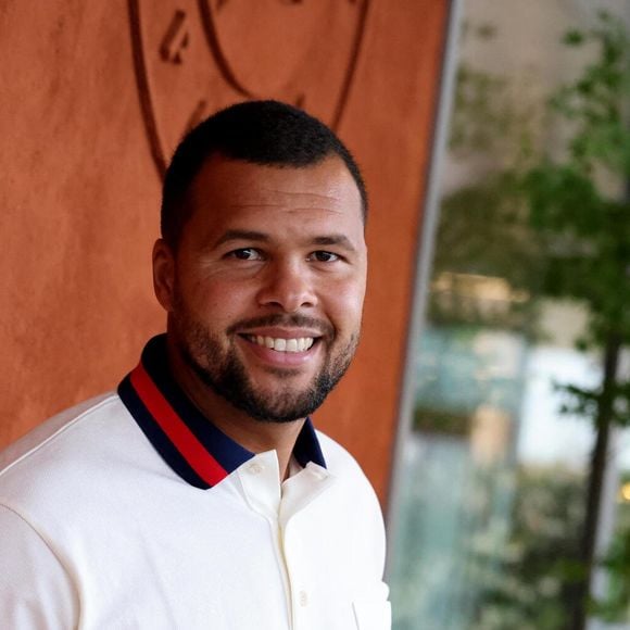 Jo-Wilfried Tsonga au village (jour 13) lors des Internationaux de France de Tennis de Roland Garros 2022 à Paris, France, le 3 juin 2022. © Dominique Jacovides/Bestimage