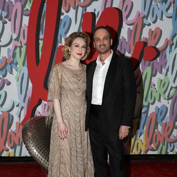 Exclusif -   Emilie Dequenne (En Dior) se prépare pour la 95ème édition de la cérémonie des Oscars à Los Angeles dans sa chambre d'hôtel (Le Sofitel Beverly Hills) avec son mari Michel Ferracci (en Fursac) le 12 mars 2023.
© Agence / Bestimage