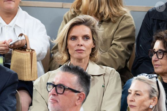 Sylvie Tellier en tribune lors des Internationaux de France 2025 à Roland Garros le 05 juin 2025 à Paris, France. Photo par Nasser Berzane/ABACAPRESS.COM