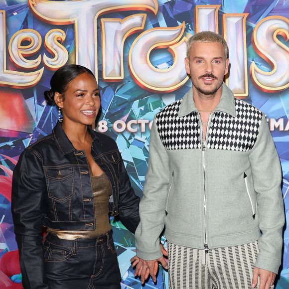 Christina Milian et son mari Matt Pokora (M.Pokora) - Avant-première du film "Les Trolls 3" au cinéma Gaumont Marignan à Paris. Le 11 octobre 2023
© Coadic Guirec / Bestimage