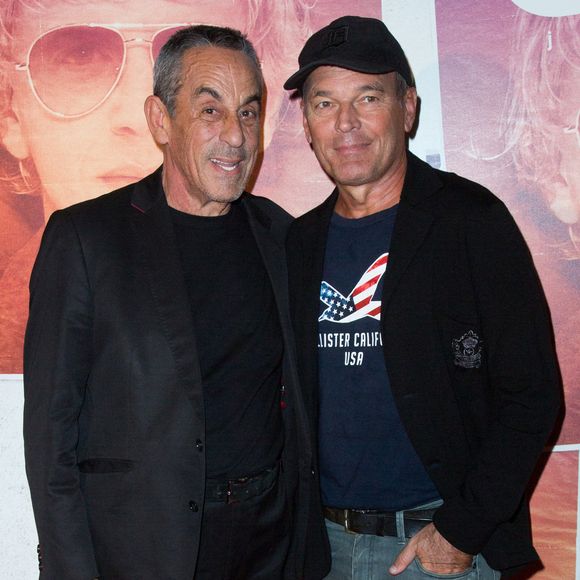 Thierry Ardisson et Laurent Baffie assistent à la première parisienne du film « GUY » au cinéma Gaumont Opéra Capucine à Paris, en France, le 28 août 2018. Photo de Nasser Berzane/ABACAPRESS.COM.