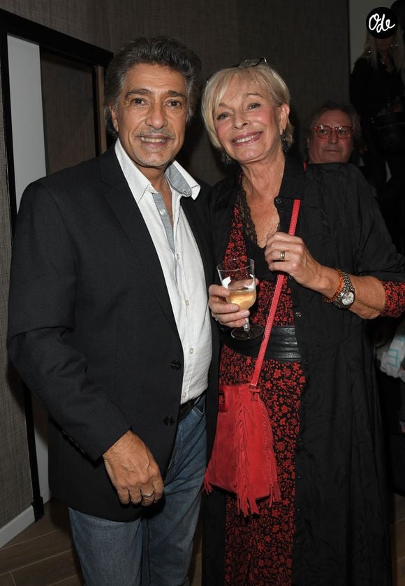 Exclusif - Frédéric François et son épouse Monique  - Frédéric François célèbre ses 50 ans de carrière avec un concert au Grand Rex à Paris et une tournée en France le 12 octobre 2019
© Guirec Coadic / Bestimage