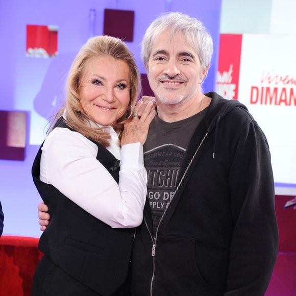 Exclusif - Sheila et Jean-Jacques Daran  - Enregistrement de l'émission Vivement dimanche au studio Rive Gauche, le 21 mars 2025, présentée par M.Drucker et diffusée sur France 3 le 30 mars 2025. 
© Guillaume Gaffiot / Bestimage