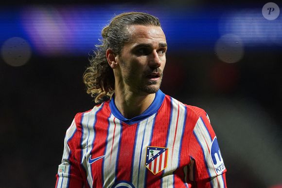 Antoine Griezmann de l’Atletico de Madrid lors du match de la Ligue des Champions 2024/2025 Tour de 16 2e leg. 12 mars 2025. (ALTERPHOTOS/Acero)