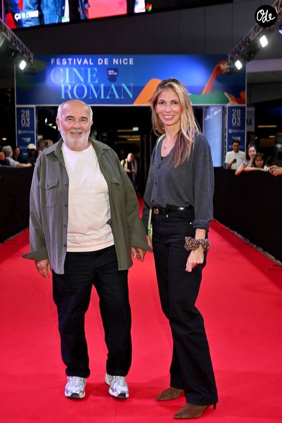 Gérard Jugnot et Patri­cia Campi sont néanmoins apparus ensemble sur le tapis rouge du Festival Cinéroman à Nice, le jeudi 1er octobre 2026 

Gérard Jugnot et sa femme Patri­cia Campi - Projection du film "Jupiter" lors de la 8ème édition du Festival Cinéroman à Nice, le 1er octobre 2026. © Bebert / Jacovides / Bestimage