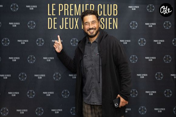 Moundir - Personnalités à la première soirée de lancement du tournoi de poker par le groupe Tranchant au Paris Elysée Club à Paris. En plein cœur du carré d’or, nous avons le privilège de recevoir nos VIP, au royaume du jeu à travers des jeux comme Ultimate, Poker, Pinto Banco et Black-jack. Le 13 septembre 2023 © Jeremy Melloul / Bestimage