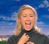 Dernier J.T de Anne-Sophie Lapix sur France 2 le 26 Avril 2025.
© Capture d'ecran France TV via Bestimage
