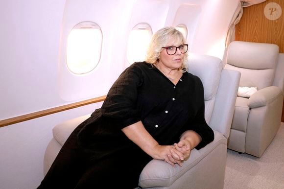 Exclusif - Laurence Boccolini et Jordan de Luxe lors de l'enregistrement de l'émission "Le Jet De Luxe" à Paris
CEDRIC PERRIN / BESTIMAGE