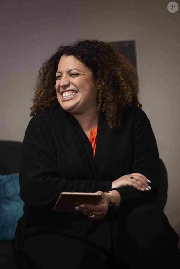 Nora Hamadi (journaliste presentatrice pour Arte et France Culture) - Lancement de la Fondation Hand'Solidaire par la Fédération Française de Handball à l'Accor Arena à Paris. Le 14 avril 2022
© JB Autissier / Panoramic / Bestimage