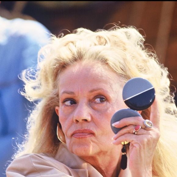 Jeanne Moreau, au Festival de Cannes, en 1987 (Archives). ANGELI-RINDOFF / BESTIMAGE