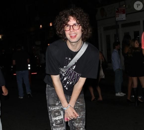New York, NY - Exclusif - Lucas Jagger, le fils de 24 ans de la mannequin brésilienne Luciana Gimenez et du chanteur des Rolling Stones Mick Jagger, participe à la grande ouverture du Dries Club à Manhattan, New York.