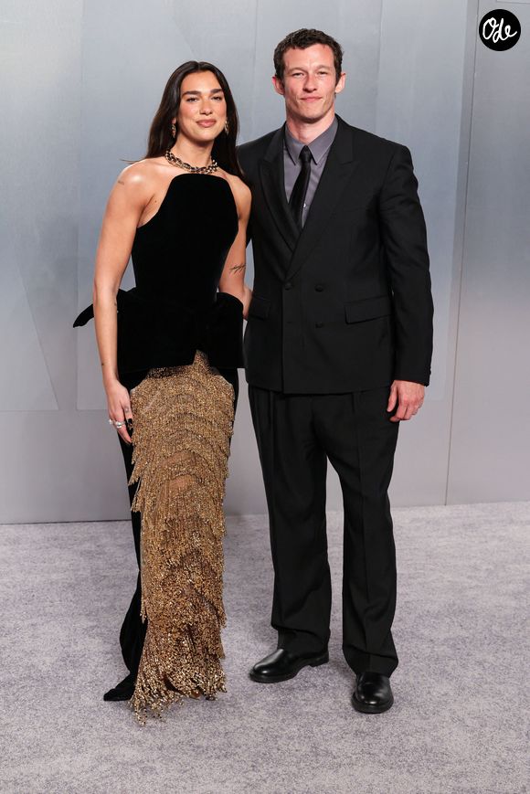 Los Angeles, CA  2026 Vanity Fair Oscar Party (98th Annual Academy Awards) Hosted By Mark Guiducci held at the David Geffen Galleries at the Los Angeles County Museum of Art (LACMA) at 5905 Wilshire Blvd in Museum Row, Miracle Mile, Los Angeles, California.



Pictured: Dua Lipa, Callum Turner