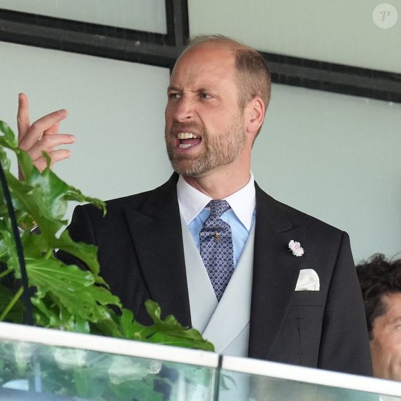 Le prince William, prince de Galles - Les royautés assistent à la course hippique Royal Ascot (Jour 2), le 18 juin 2025.