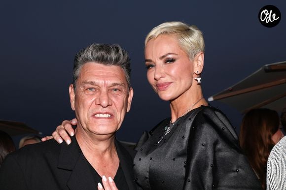 Marc Lavoine et sa compagne Adriana Karembeu - Personnalités à la "Roaring Party" , soirée du 65ème anniversaire du festival TV de Monte-Carlo au Monte-Carlo Bay le 15 juin 2026. © Claudia Albuquerque / Bestimage