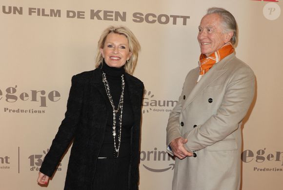 Sophie Davant et son compagnon William Leymergie - Avant-première du film "Ma Mère, Dieu et Sylvie Vartan" au cinéma Pathé Palace à Paris le 17 mars 2025. © Coadic Guirec/Bestimage