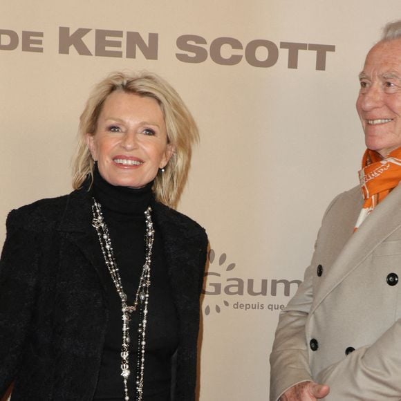 Sophie Davant et son compagnon William Leymergie - Avant-première du film "Ma Mère, Dieu et Sylvie Vartan" au cinéma Pathé Palace à Paris le 17 mars 2025. © Coadic Guirec/Bestimage