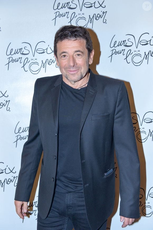 Exclusif - Patrick Bruel - Photocall lors du concert "Leurs voix pour l'espoir" diffusé le 5 juillet en prime sur C8, à l'Olympia à Paris le 11 mars 2024. © Bellak / Perusseau / Bestimage