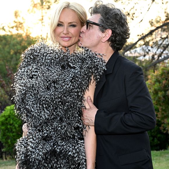 Marc Lavoine et sa compagne Adriana Karembeu - 11ème édition du Gala de charité de Patrick Mouratoglou à la Mouratoglou Academy & Resort à Biot le 21 juin 2025. © Bruno Bebert/Bestimage