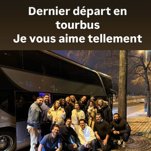 Slimane dévoile une photo de son équipe plus soudée que jamais avant de repartir en tournée.