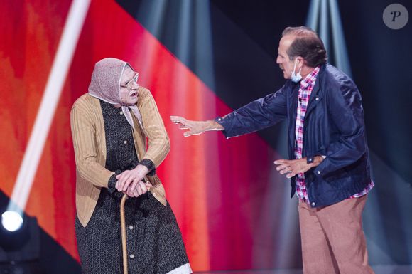 Exclusif -  Les Bodin's (Vincent Dubois et Jean-Christian Fraiscinet) - Enregistrement de l'émission "Les comiques préférés des français" au Dôme des Sports, qui sera diffusée le 10 octobre sur France 2. Le 21 septembre 2020

© Pierre Perusseau / Bestimage