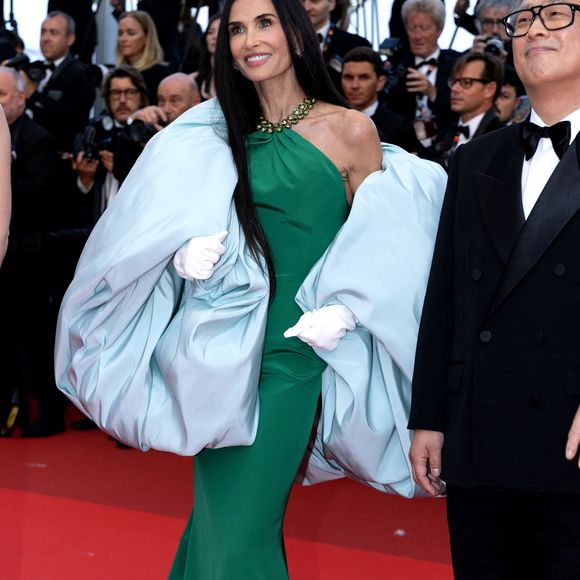 Demi Moore, Park Chan-wook - Montée des marches pour la cérémonie de clôture du 79ème Festival International du Film de Cannes, le 23 mai 2026. © Olivier Borde / Bestimage

Tapis rouge pour la cérémonie de clôture du 79ème Festival International du Film de Cannes, le 23 mai 2026.