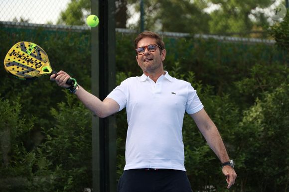 Gerald Kierzek lors du Tournoi de Padel des Célébrités du Lagardere Paris Racing pour l'Institut Imagine le 17 mai 2024 à Paris, France. Photo by Nasser Berzane/ABACAPRESS.COM