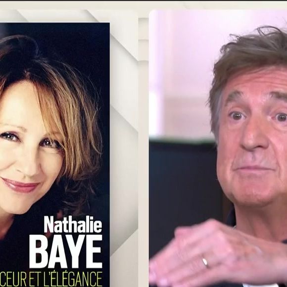 François Cluzet dans "C à vous" le 25 avril rend hommage à Nathalie Baye. Capture d'écran/France 5