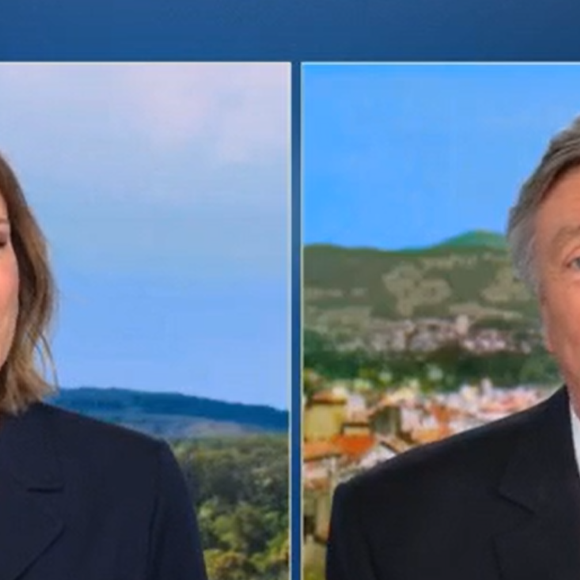 Et aux gentils mots de sa remplaçante Isabelle Ithurburu qu'il avait invitée à la rejoindre en plateau

Jacques Legros présente son dernier journal télévisé sur TF1.