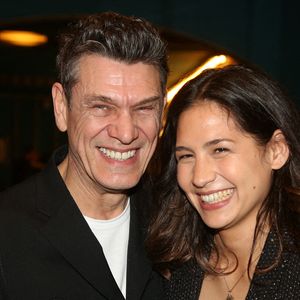 Marc Lavoine et Line Papin lors de la Générale de Presse du Spectacle de Marc Lavoine & Fabrice Aboulker "Les souliers rouges" a Paris, France, le 04 Février 2020. Photo par Jerome Domine/ABACAPRESS.COM