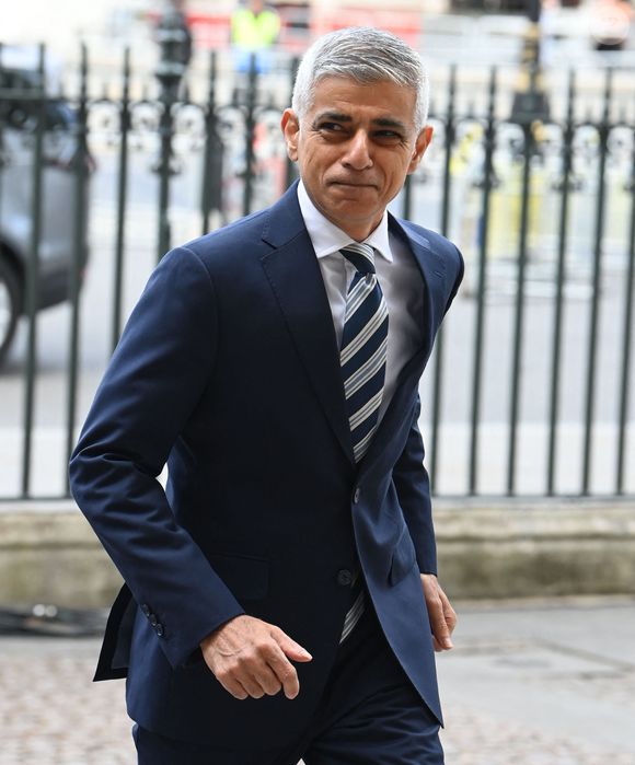 Sadiq Khan - La famille royale britannique et les personnalités assistent à un service d'action de grâce à l'abbaye de Westminster à Londres, à l'occasion du 80ème anniversaire du jour de la Victoire en Europe (VE Day), le 8 mai 2025. GOFF INF / BESTIMAGE