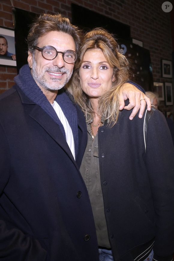 Caroline Ithurbide ( enceinte ) et son mari le comedien Polo Anid à la générale du nouveau spectacle musical de A.Goude "Tout va mâle ?" au théâtre du Grand Point Virgule à Paris le 13 octobre 2025.

© Cédric Perrin / Bestimage