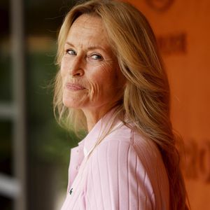 Estelle Lefébure au photocall du village lors des Internationaux de France de Tennis de Roland Garros 2026, à Paris, France, le 29 mai 2026. © Dominique Jacovides/Bestimage
