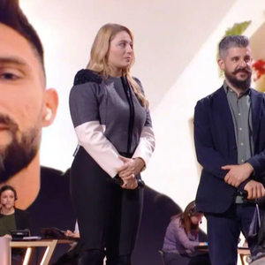 Olivier Giroud sur France 2 pendant le "Téléthon"