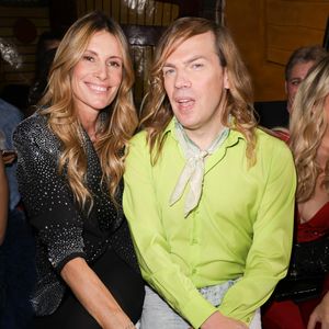 Sophie Thalmann (Miss France 1998) et Christophe Guillarmé - Front Row du défilé Christophe Guillarmé Collection Femme Prêt-à-Porter Printemps/Eté 2026 lors de la Fashion Week de Paris (PFW) le 1er octobre 2025. © Coadic Guirec / Bestimage
