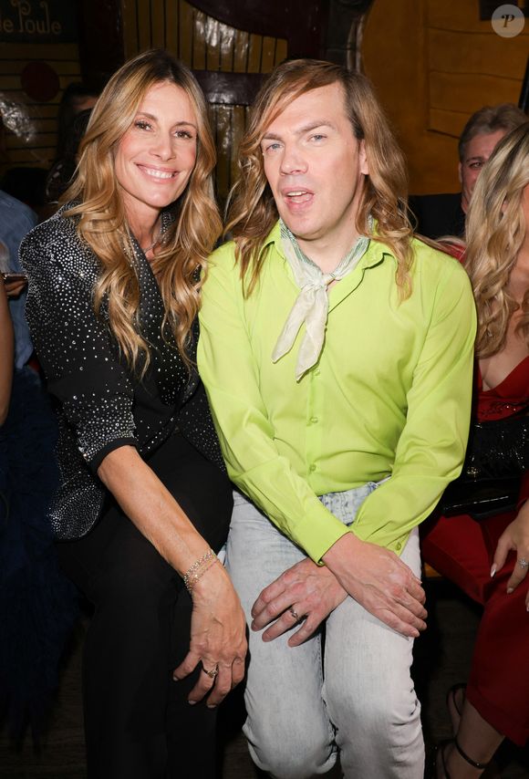 Sophie Thalmann (Miss France 1998) et Christophe Guillarmé - Front Row du défilé Christophe Guillarmé Collection Femme Prêt-à-Porter Printemps/Eté 2026 lors de la Fashion Week de Paris (PFW) le 1er octobre 2025. © Coadic Guirec / Bestimage