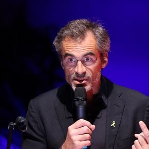 Raphaël Enthoven - Soirée en hommage à Boualem Sansal, avec la participation de sa fille Sabea, lors de l’université d’été du Laboratoire de la République à Autun (Sâone-et-Loire), présidée par J.M.Blanquer. Hormis dans une lettre adressée à E.Macron en mai dernier, les enfants de Boulaem Sansal, détenu en Algérie depuis neuf mois, ne s'étaient quasiment jamais exprimés. 
© Dominique Jacovides / Bestimage