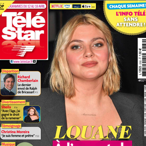 Louane fait la couverture de "Télé Star", édition du 7 avril 2025.