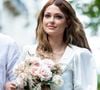 Ses traitements lui avaient notamment fait perdre ses cheveux, ses cils et ses sourcils.

Caroline Receveur arrive à la Mairie du 16ème arrondissement à Paris pour son mariage, le 11 juillet 2020.

Agence/Bestimage