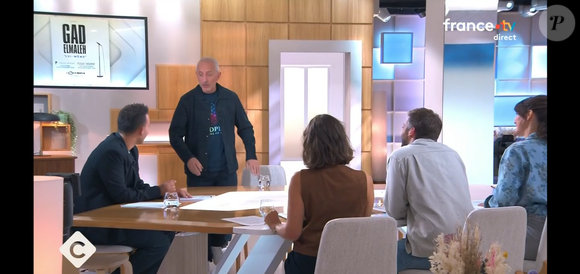 Gad Elmaleh invité de l'émission "C à Vous" sur France 5 le 19 septembre 2025