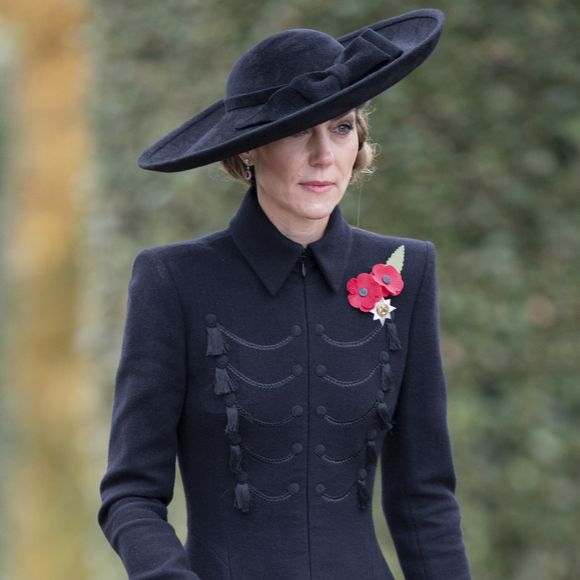 Kate Middleton, princesse de Galles, lors de la cérémonie du souvenir organisée par la Royal British Legion au National Memorial Arboretum dans le Staffordshire le 11 novembre 2025. Photo par GOFF  / BESTIMAGE