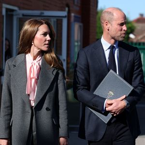 Kate Middleton et le prince William à l'école primaire de Churchtown, au Royaume-Uni, le 23 septembre 2025.

Photo : Julien Burton / Bestimage