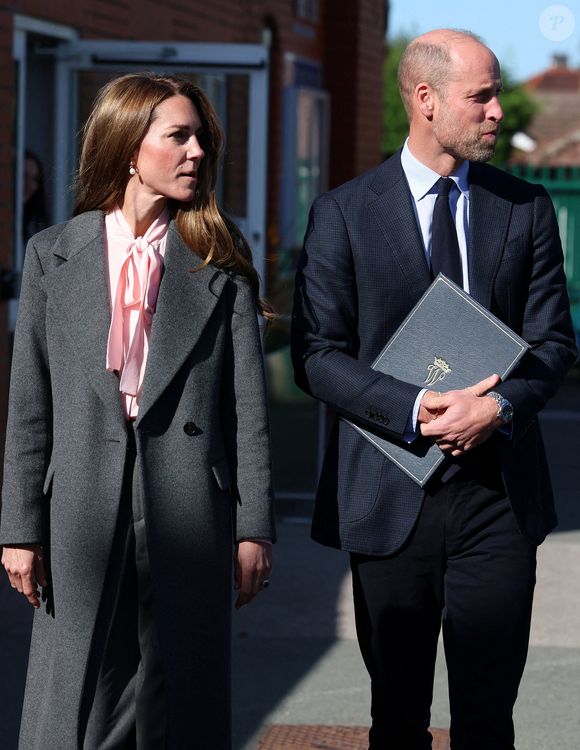 Kate Middleton et le prince William à l'école primaire de Churchtown, au Royaume-Uni, le 23 septembre 2025.

Photo : Julien Burton / Bestimage