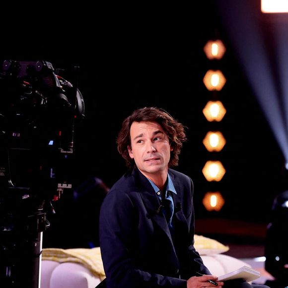 Exclusif - Bertrand Chameroy sur le plateau de sa nouvelle émission "Bertrand n'a pas sommeil", diffusée à partir du 5 janvier sur France 2
© Dominique Jacovides / Bestimage
