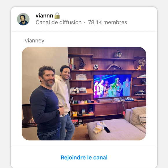 Le chanteur n'a pas manqué de partager ce moment sur les réseaux sociaux.

Bixente Lizarazu et Vianney devant "Au Pays des Enfoirés" sur TF1 ce 7 mars 2025 © Instagram