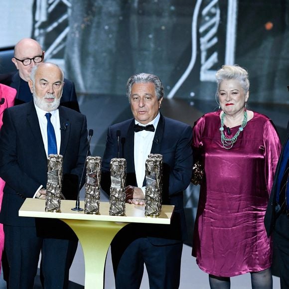 Contrairement à ses parents qui ont embrassé la vie d'artistes...

Christian Clavier, Michel Blanc, Josiane Balasko, Thierry Lhermitte, Marie-Anne Chazel, Gérard Jugnot et Bruno Moynot lors de la 46e édition de la cérémonie des César du cinéma à l'Olympia à Paris, France, le 12 mars 2021. Photo by Pierre Villard/Pool/ABACAPRESS.COM