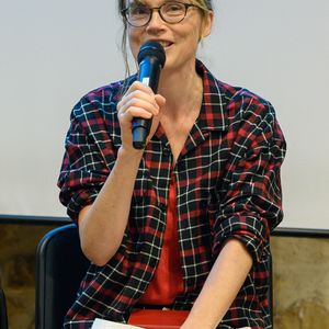 Isabelle Carre assiste à la conférence de presse lors du lancement de la campagne Pauvreté Précarité au siège du Secours Populaire français à Paris le 7 septembre 2022, France. Photo by Laurent Zabulon/ABACAPRESS.COM